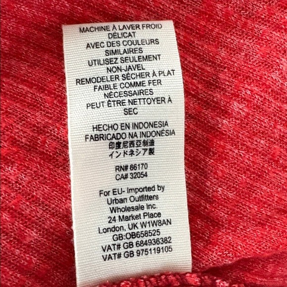 Free People We The Free Londontown Thermal Top Burnt Orange Asymmetrical XS - Picture 15 of 15